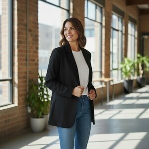 J. Jill Classic Black Blazer